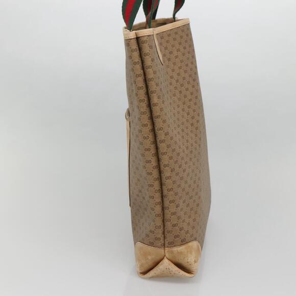 GUCCI Micro GG Supreme Web Sherry Line Bag Pvc Beige 904 002 904 002 - Picture 5 of 12